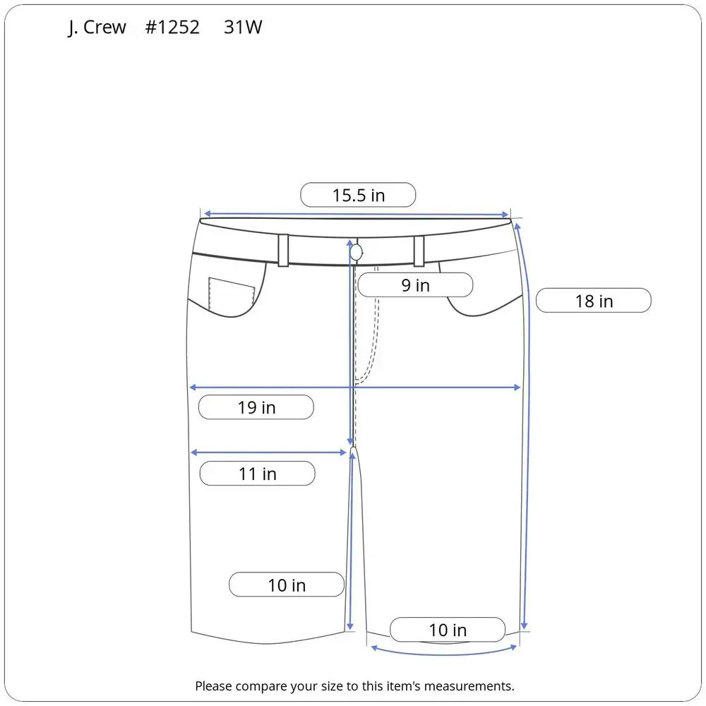 Men's Chino Shorts 31W 10